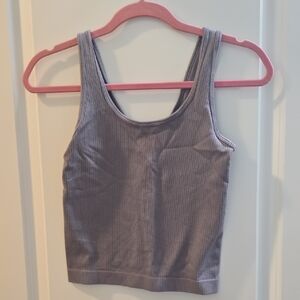 A New Day Charcoal Ribbed Tank